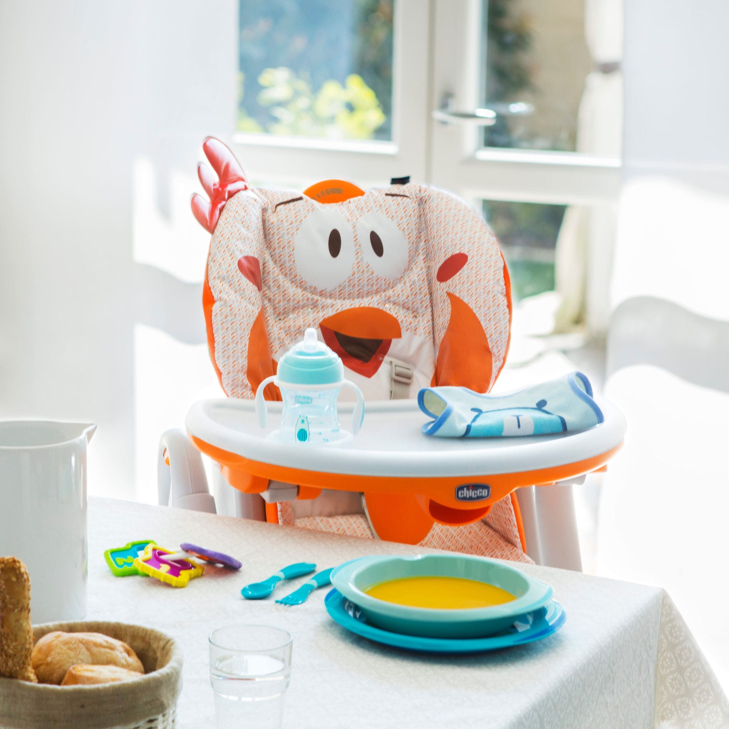 Chicco polly 2 start highchair fancy chicken clearance